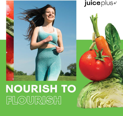 JuicePlus+ Vegetable Blend Capsules – Plant-Based Whole Food Supplement (60 Servings)